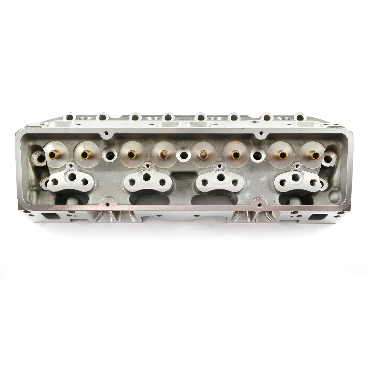 Culata de aluminio desnudo Chevy SBC 350 de 217 cc y 64 cc, totalmente CNC y recta.