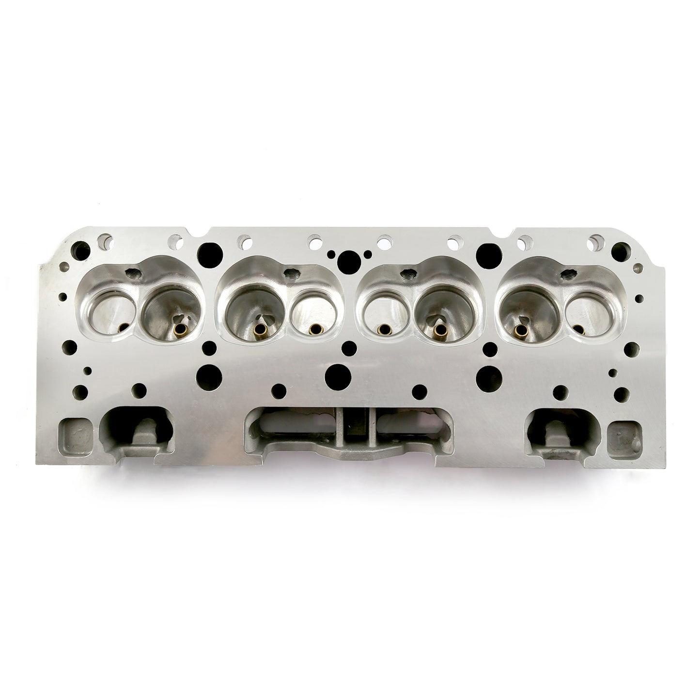 Culata de aluminio desnudo Chevy SBC 350 de 217 cc y 64 cc, totalmente CNC y recta.