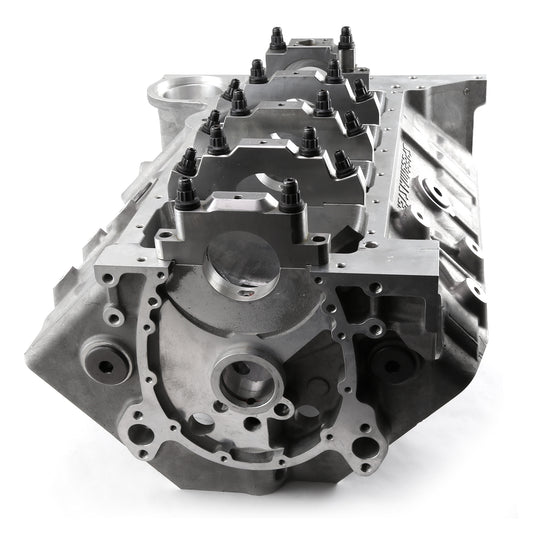 Bloque de motor de aluminio Speedmaster Chevy SBC 350 B-4.000 DH-9.025 con espárrago de cabeza de 3/8"