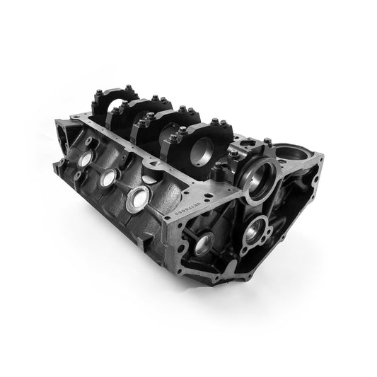 Bloque de motor de hierro desnudo de 4 pernos con cigüeñal principal de palanquilla para Chevy SBC 350 B-4.125 M-350 DH-9.025