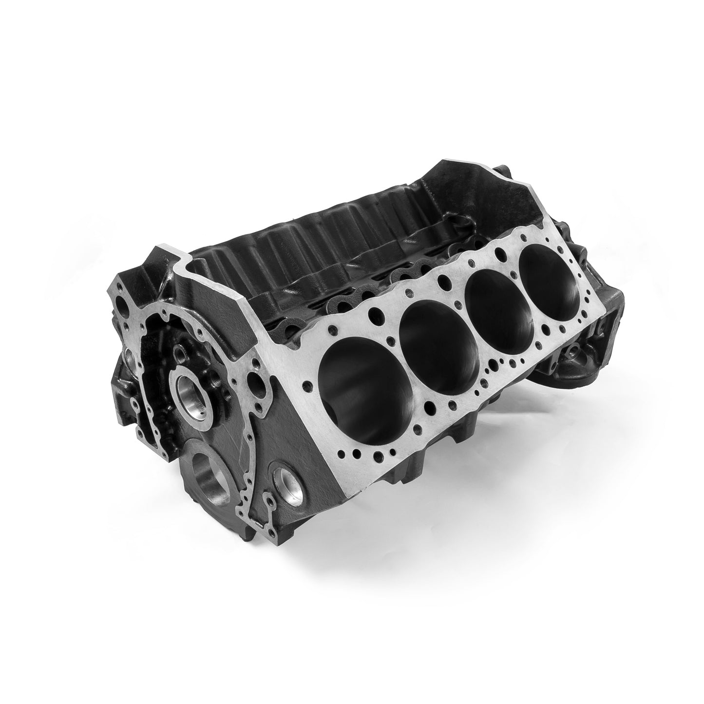 Bloque de motor de hierro desnudo de 4 pernos con cigüeñal principal de palanquilla para Chevy SBC 350 B-4.125 M-350 DH-9.025