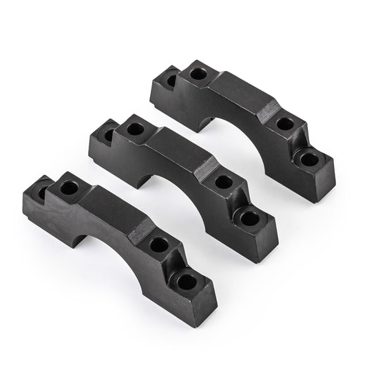 Tapas principales de acero billet de repuesto de 4 pernos para Chevy SBC 350 OEM (3 tapas centrales)