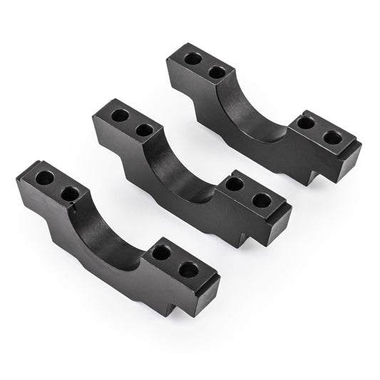 Tapas principales de acero billet de repuesto de 4 pernos para Chevy SBC 350 OEM (3 tapas centrales)