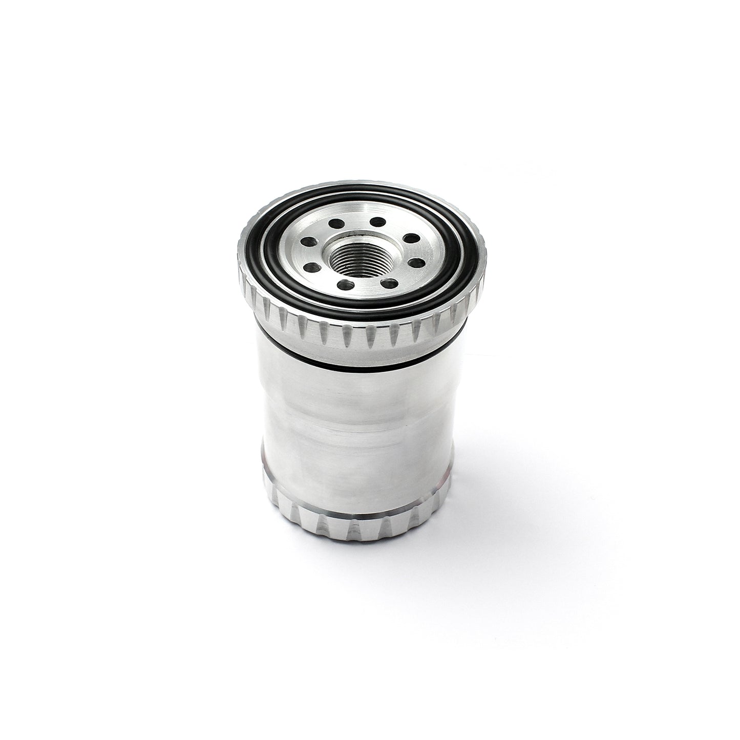 Filtro de aceite lavable de aluminio billet para GM Chevy, elemento de acero inoxidable e imán