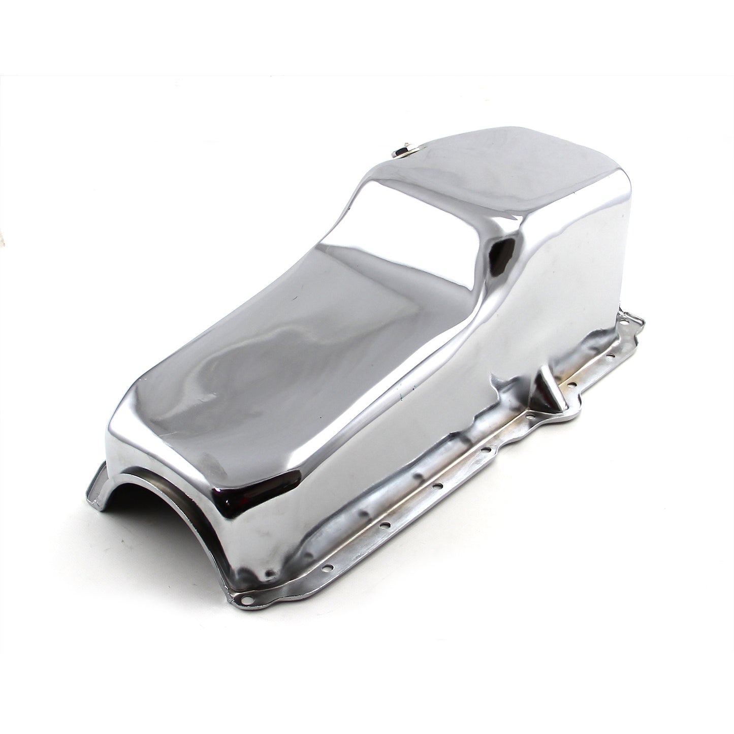 Cárter de aceite de repuesto para Chevy SBC 350 (1 unidad, Rms, 1986 en adelante) [cromado]