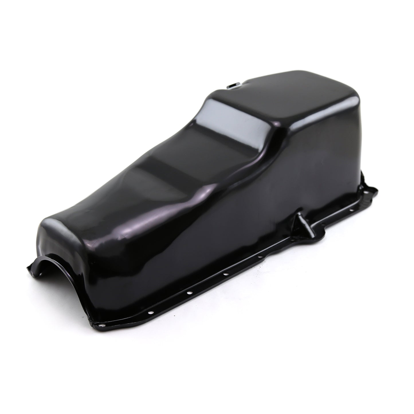 Chevy SBC 350 1Pcs Rms 1986-Up P/Side Replacement Oil Pan [Black]