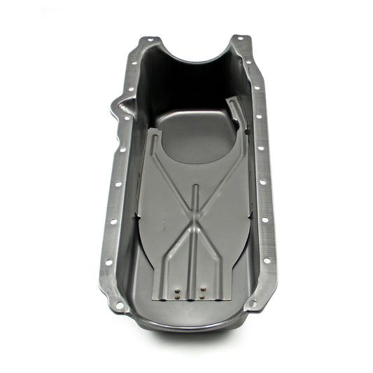 Reemplazo de cárter de aceite para Chevy SBC 350 (1 pieza, Rms, 1986 en adelante) [Natural]