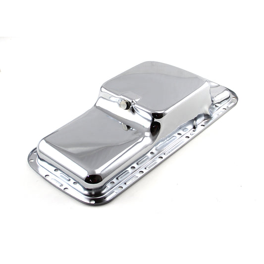 Cárter de aceite cromado central Mopar Chrysler BB 383 440