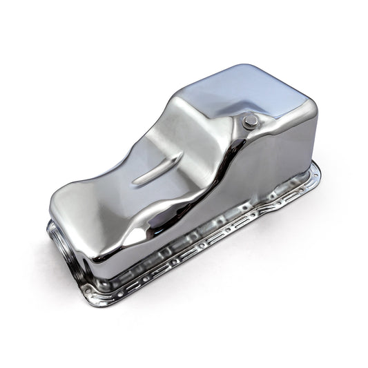 Ford 351W Windsor Front Sump Chrome Oil Pan