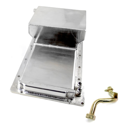 Cárter de aceite delantero fabricado para Chevy LS1 LS6 Drag y camioneta