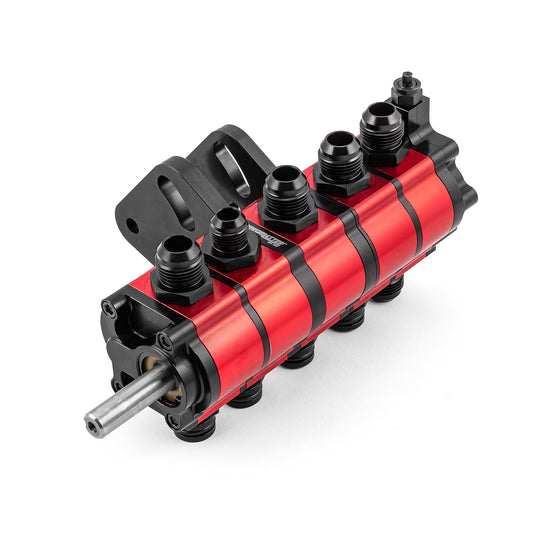 Bomba de aceite universal de aluminio billet de 5 etapas con cárter seco [Stock Car Drag]