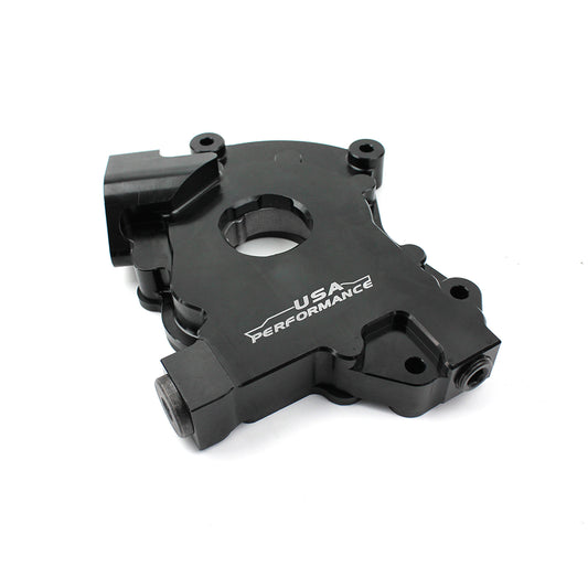 Bomba de aceite modular Ford de aluminio billet de 4,6 l y 5,4 l con engranajes billet 4340 y tubo de captación