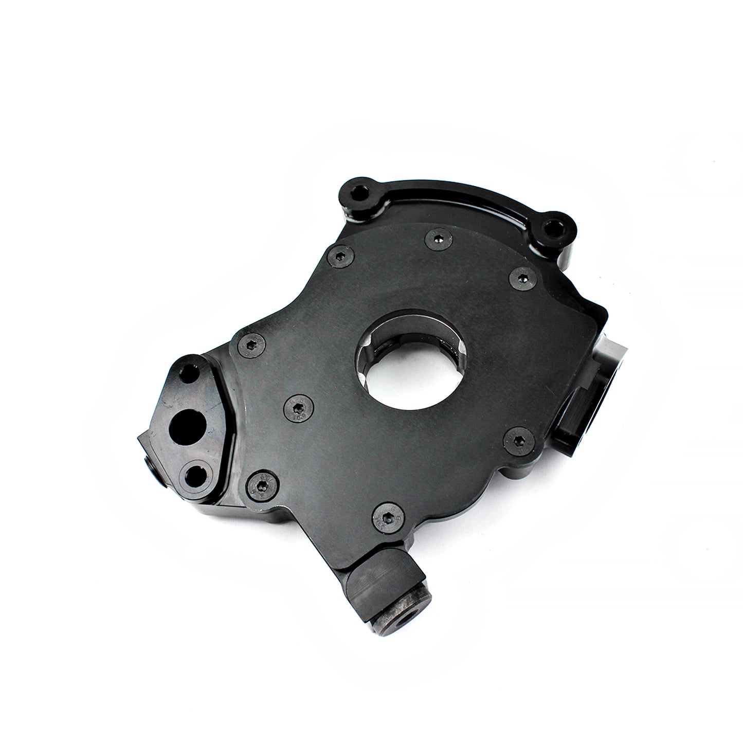 Bomba de aceite modular Ford de aluminio billet de 4,6 l y 5,4 l con engranajes billet 4340 y tubo de captación
