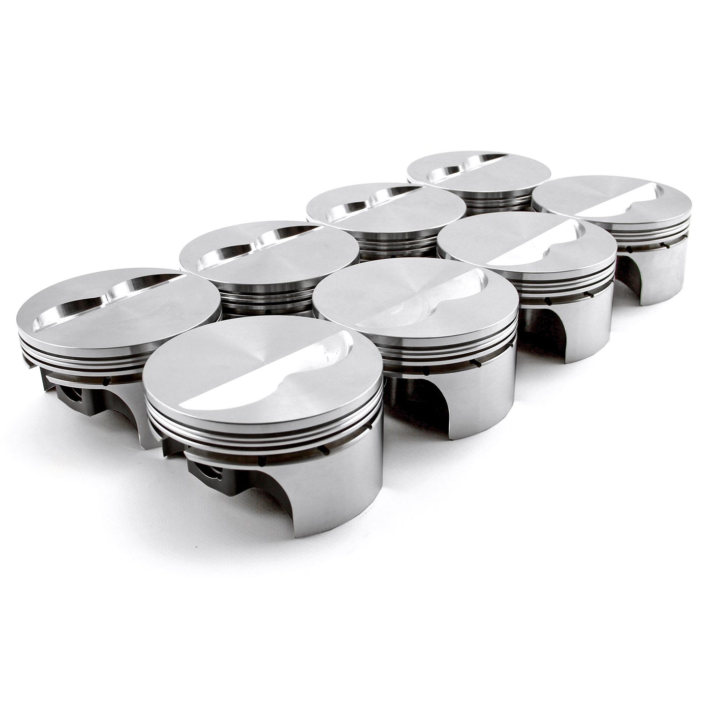 Pistones forjados de tapa plana para Chevy SBC 383 ci, 6,0", 4,03", 1,125" y 0,927"