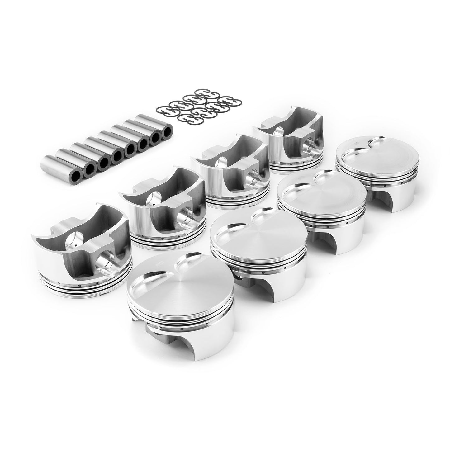 Pistones forjados de tapa plana de 3,905" y 1,115" para Chevy LS1.