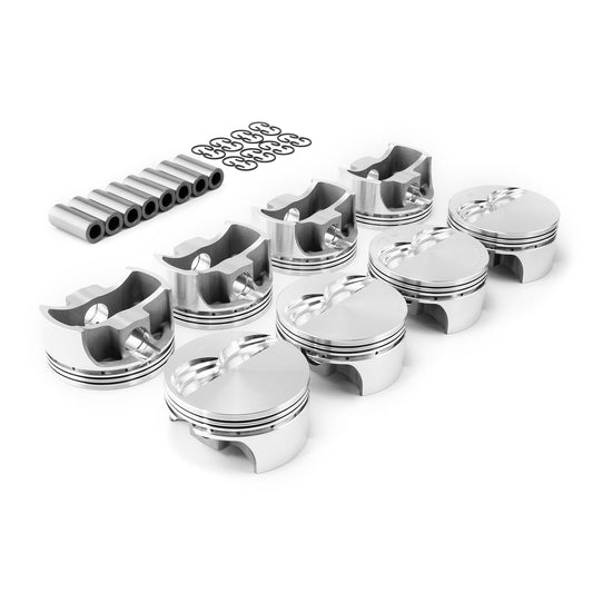 Chevy LS3 4.070" Bore 1.065" .927" Flat Top Forged Pistons