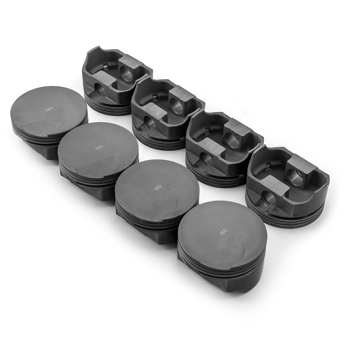 Pistones de pistón plano de 4.030" 1.100" 0.927" para Ford 302, 351C, 383, 393 y 408 [revestidos]