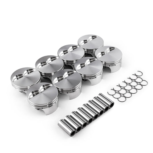 Pistones forjados de tapa plana para Chevy SBC 383 ci, 6,0", 4,03", 1,10" y 0,927"
