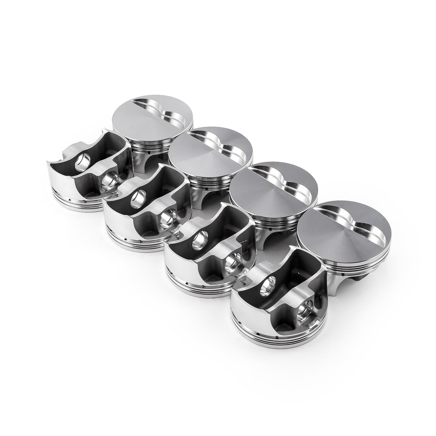 Chevy SBC 383 ci 6.0" 4.000" 1.100" 0.927" Flat Top Forged Pistons