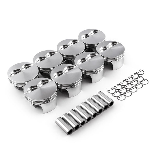 Pistones forjados de tapa plana para Chevy SBC 383 ci, 5.7", 4.03", 1.425" y 0.927"