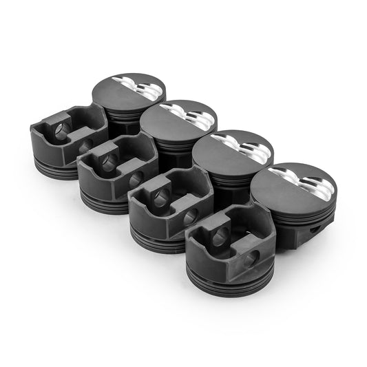 Chevy SBC 383 ci 5.7" 4.030" 1.425" 0.927" Flat Top Hyper Pistons [Coated]