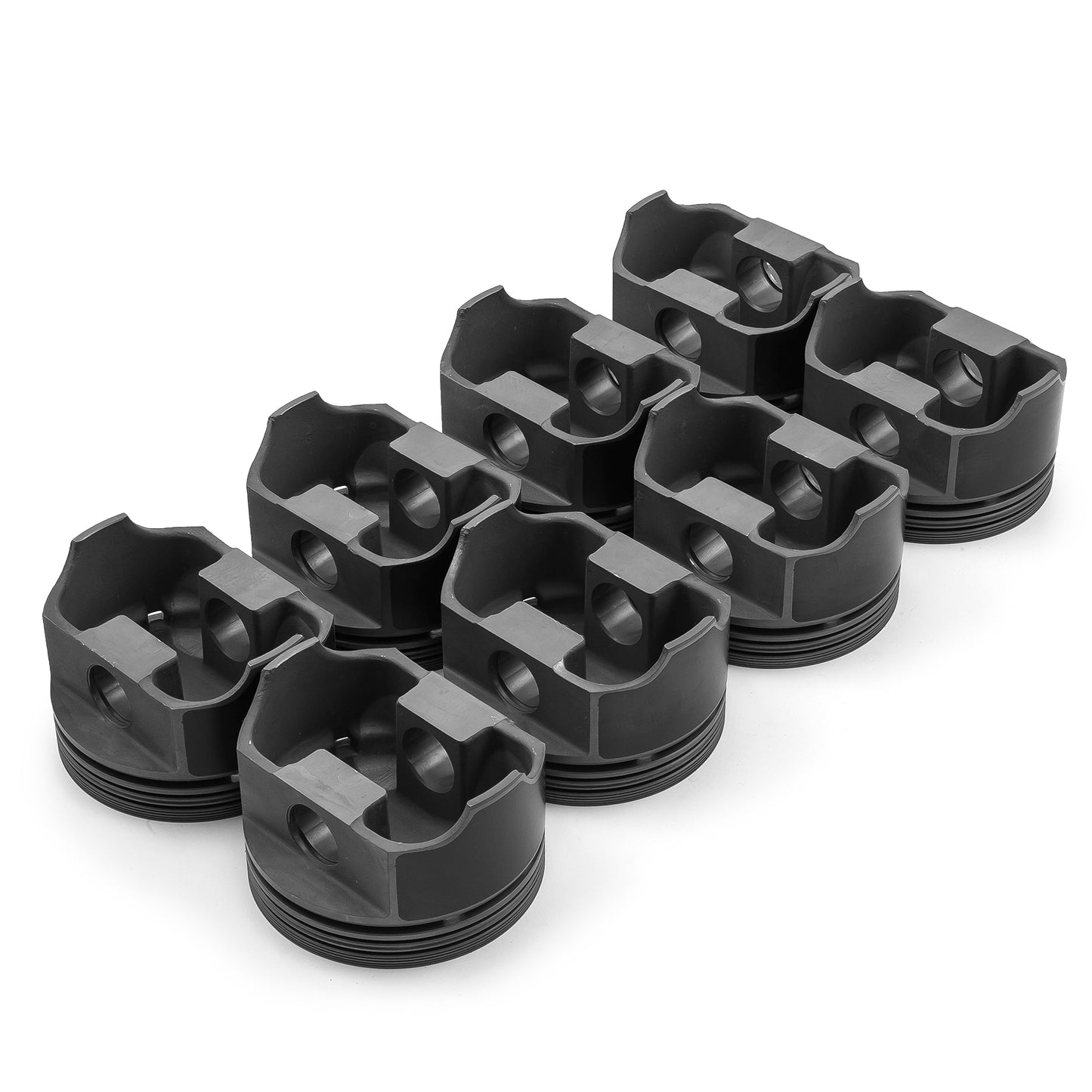 Chevy SBC 383 ci 5.7" 4.030" 1.425" 0.927" Flat Top Hyper Pistons [Coated]