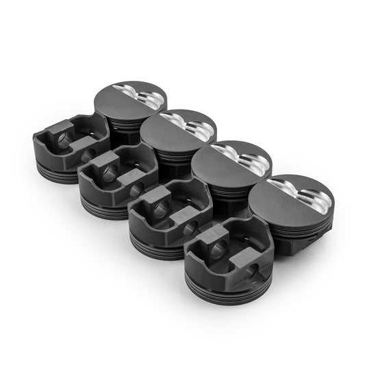 Chevy SBC 383 ci 6.0" 4.040" 1.100" 0.927" Flat Top Hyper Pistons [Coated]