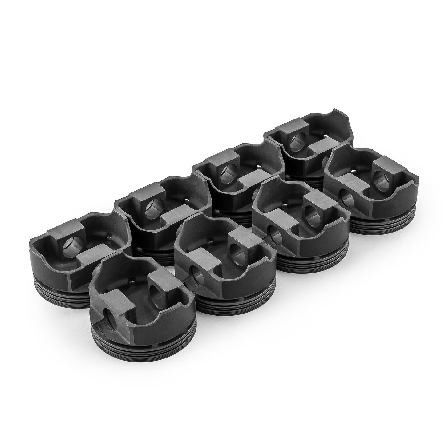 Chevy SBC 383 ci 6.0" 4.040" 1.100" 0.927" Flat Top Hyper Pistons [Coated]