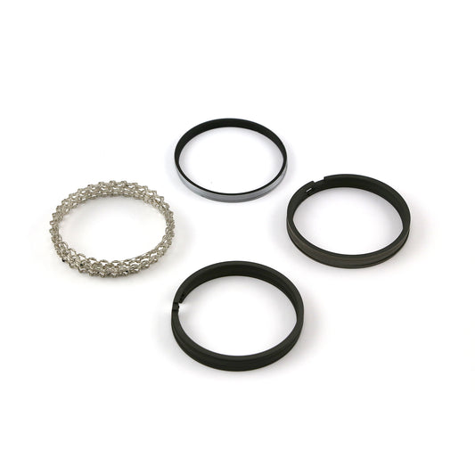 4.060" Bore - 1/16 - 1/16 - 1/8 Plasma Moly Piston Ring Set - Zero Gap