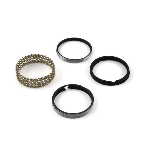 4.040" Bore - 5/64 - 5/64 - 3/16 Plasma Moly Piston Ring Set
