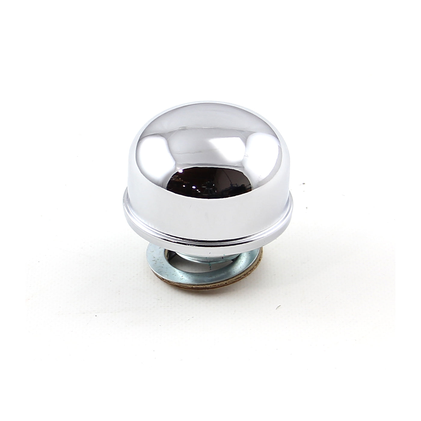 Tapa de ventilación de válvula redonda giratoria cromada de 2 3/8"