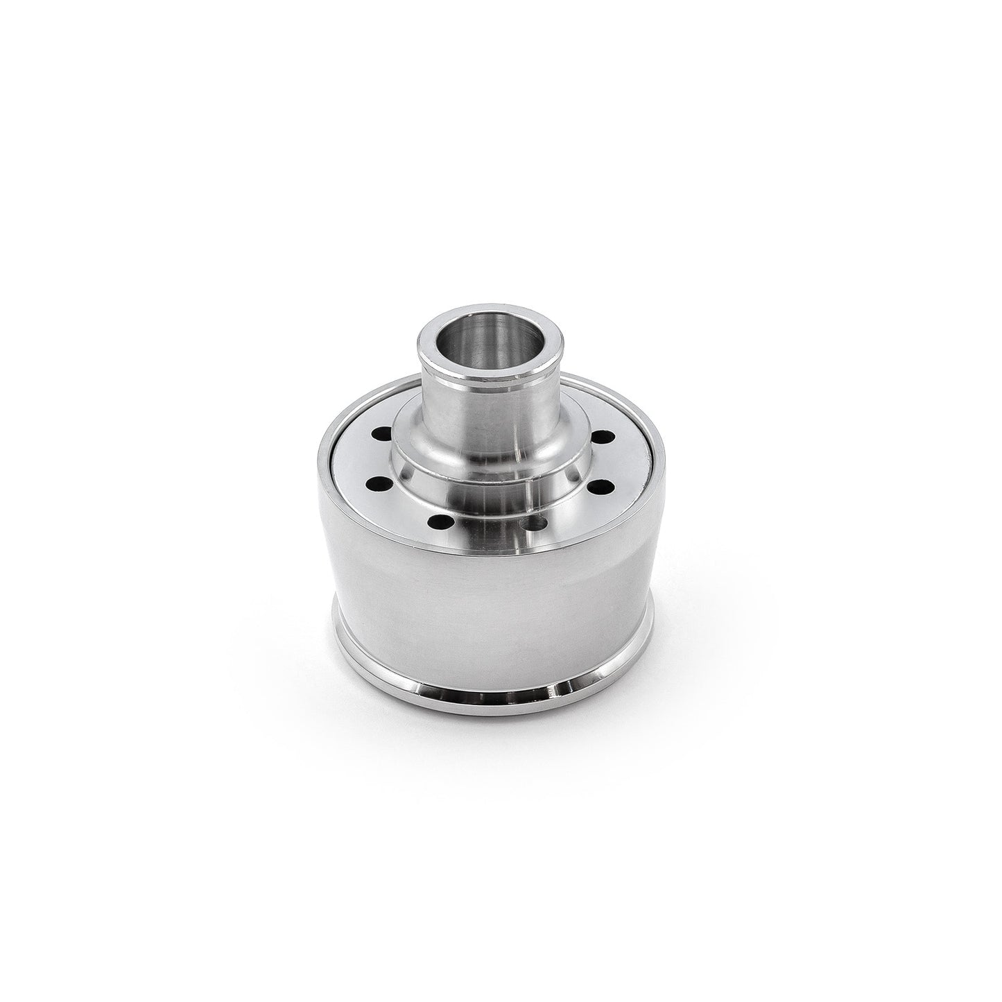 Respiradero con tapa de válvula de aluminio pulido fresado con bolas (cuello de 1")