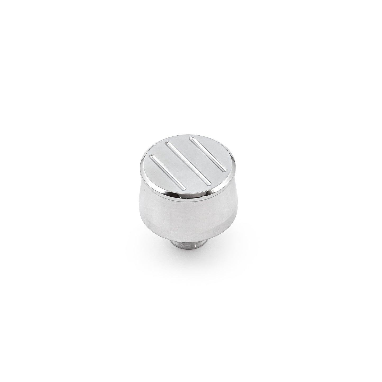 Respiradero con tapa de válvula de aluminio pulido fresado con bolas (cuello de 1")