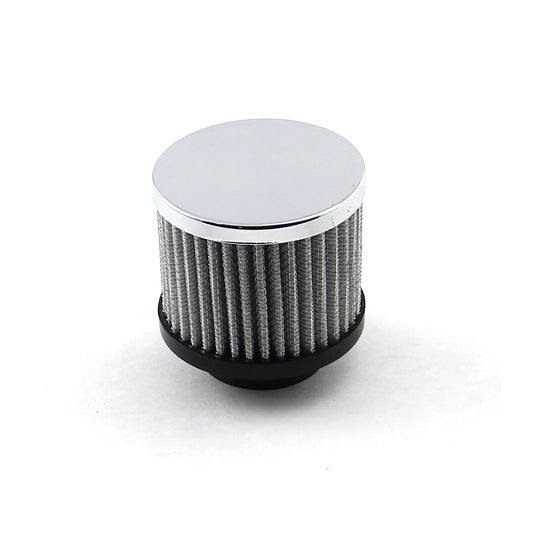 Chrome Valve Cover Filter Breather (1 1/2" Clamp On)