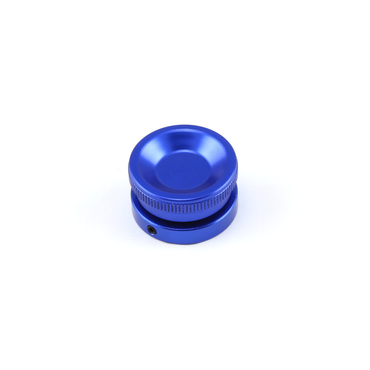 Kit de tapa de válvula roscada de aluminio billet para llenado de aceite - Anodizado azul