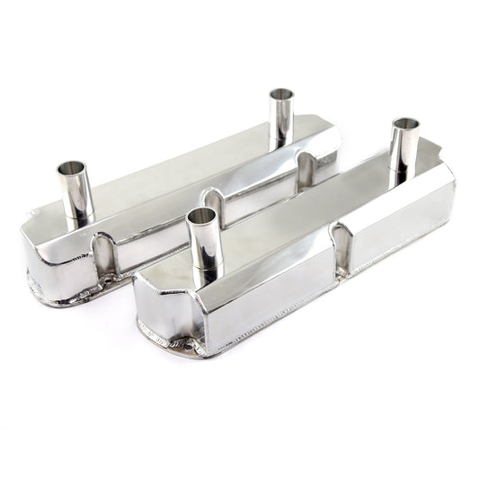 Tapas de válvulas circulares de pista fabricadas en satén Windsor para Ford SB 289 302 351, altas