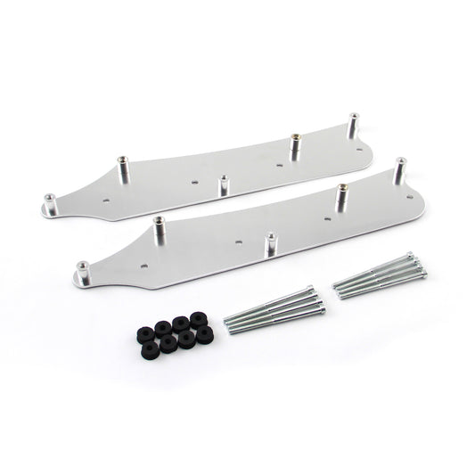 Placas de montaje de bobina de tapa de válvula fabricadas para Chevy LS1, LS2, LS3, LS6 y LS7 (solo par)