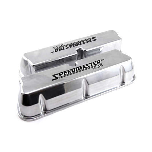Tapas de válvulas de aluminio pulido sin orificio para Ford SB 289 302 351w