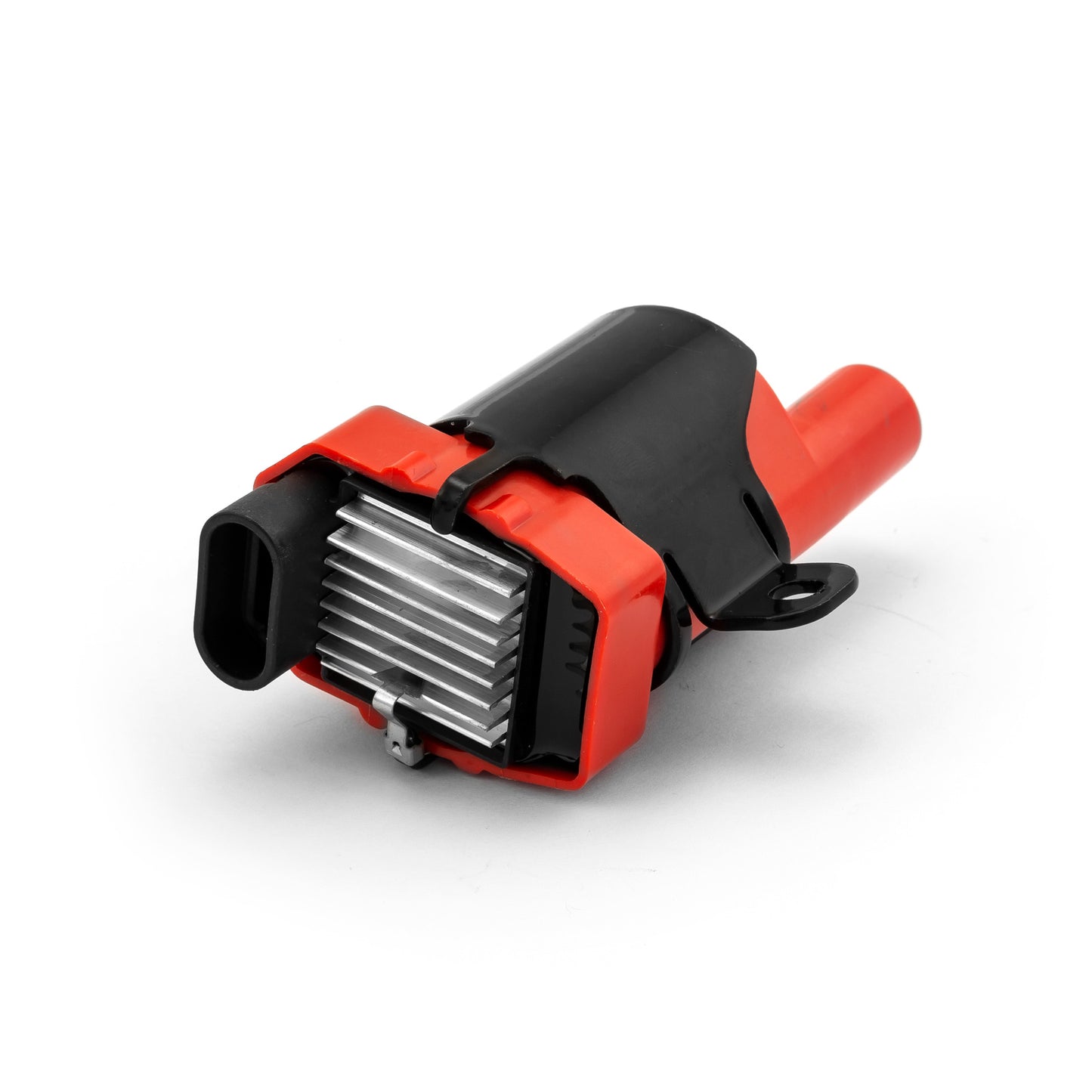 Kit de cables para bobinas ocultas de aluminio de 2 piezas con aletas para Chevy LS [pulido]