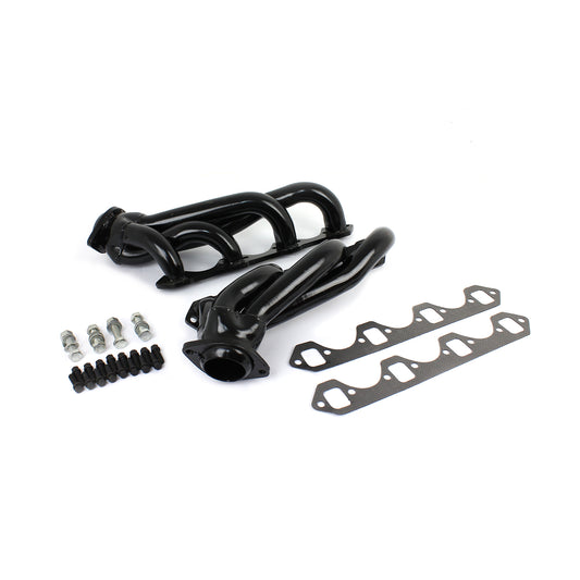 Colectores de escape negros para Ford SB 289 302 351 Windsor Mustang 1979-93