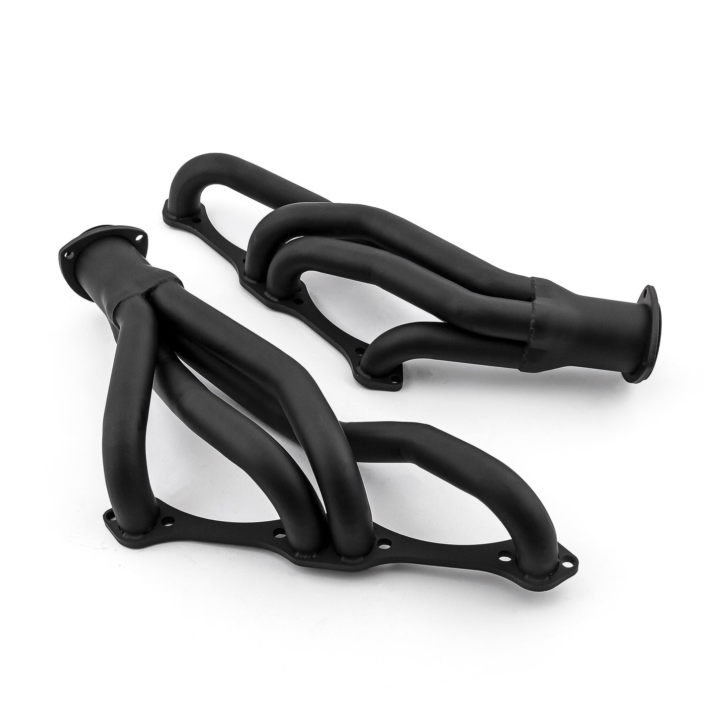 Colectores de escape negros para Chevy SBC 350 Chevelle Camaro 1967-81