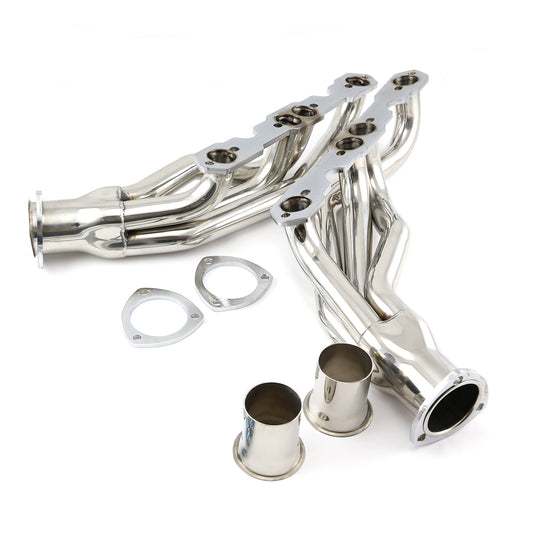 Colectores de escape de acero inoxidable para camioneta Chevy SBC 350 (1988-95)