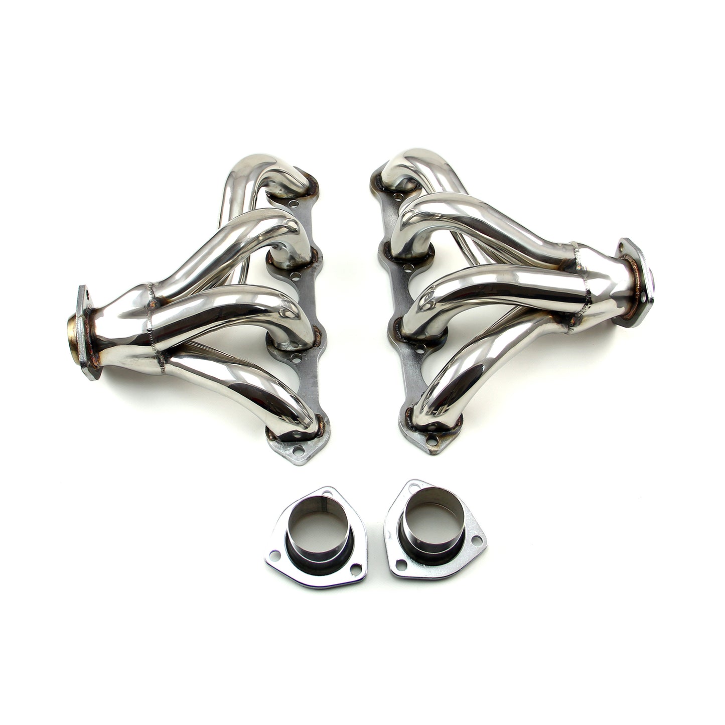 Ford SB 289 302 351 Windsor Block Huggers Stainless Steel Exhaust Headers