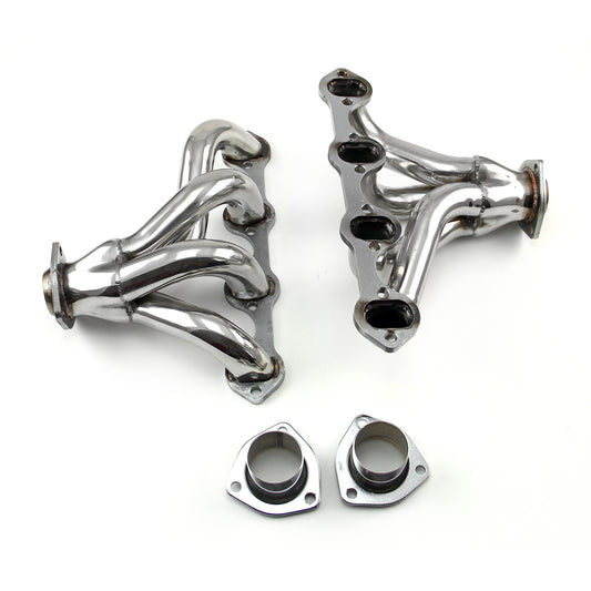 Ford SB 289 302 351 Windsor Block Huggers Stainless Steel Exhaust Headers