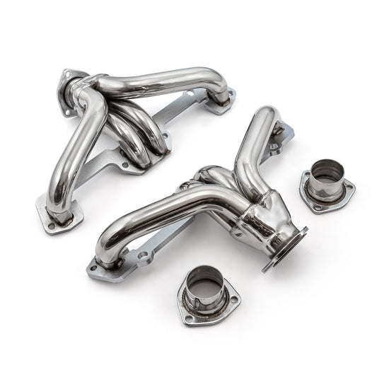 Mopar Chrysler SB 318 340 360 Block Hugger Stainless Steel Exhaust Header