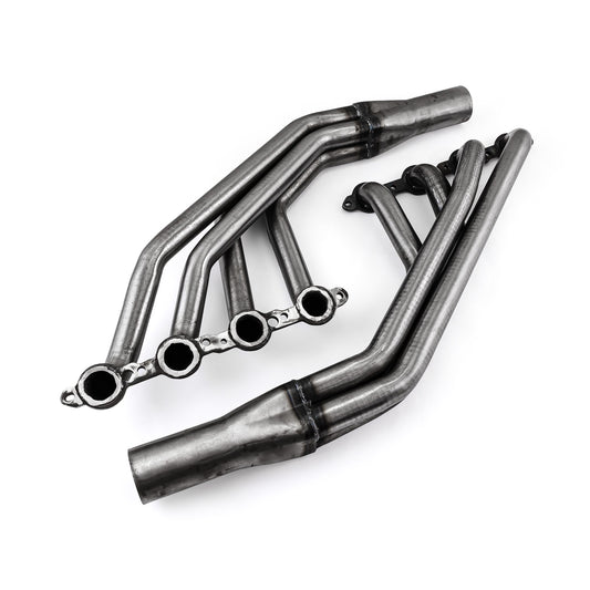 Chevy LS Camaro 10-14 Raw Steel Exhaust Headers O2 Sensor Insertion