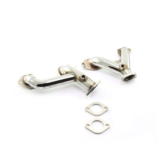 Colectores de escape divididos de acero inoxidable para Chevy 6 cilindros 216 235 261 1937-62