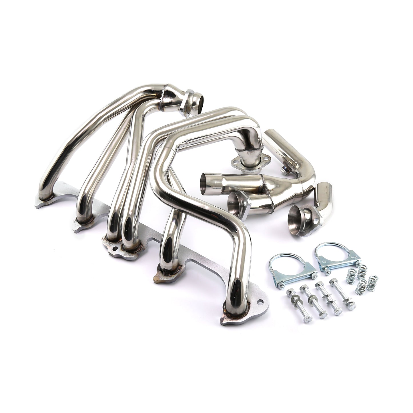 Colector de escape de acero inoxidable con colector y herrajes para Jeep Wrangler 4.0L 1991-1999