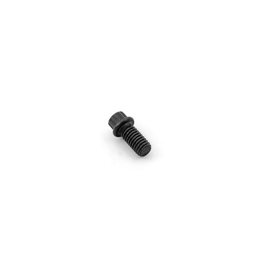Perno de escape universal de 3/8" x 16 UNC - 1,000", 12 puntas, con óxido negro