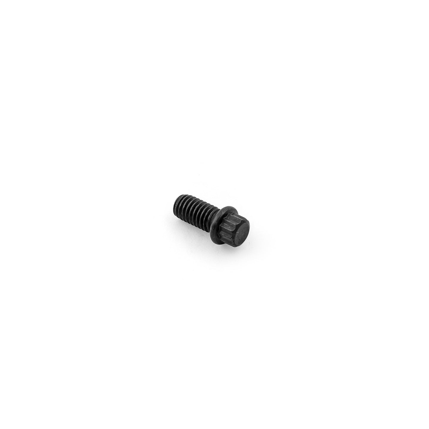 Perno de escape universal de 3/8" x 16 UNC - 1,000", 12 puntas, con óxido negro